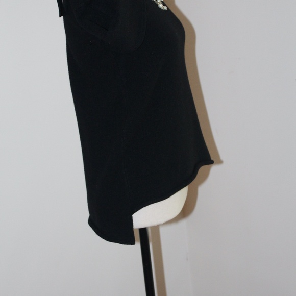 Bar lll, black sweater with tie sleeves C5 - Picture 11 of 11